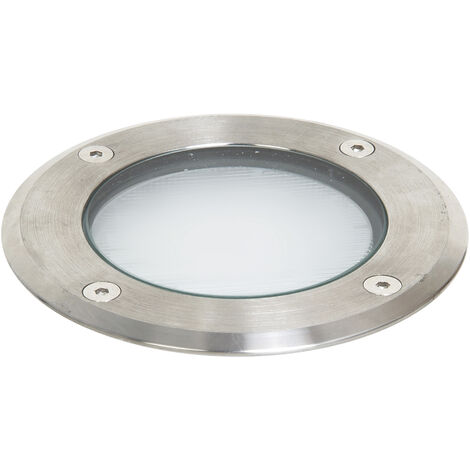 Empotrable suelo SIO Round IP67 GX53 LED T2 3W 350lm 4000K Inox