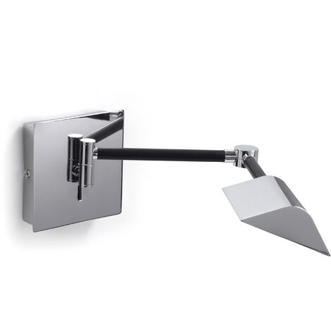 Aplique lector tilt JULIA LED COB 5W 420lm CRI80 3000K Cromo (1/5)