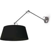 Aplique/Plafón con brazo articulado tilt EASY E27 60W Niquel satinado