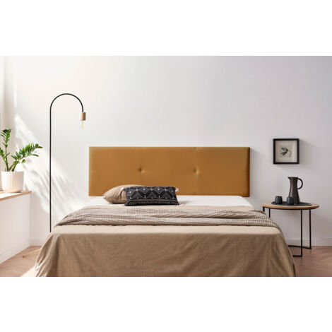 Tête de Lit Tapisée ALMA Simili cuir 90x50x5 cm - Moonia (1/3)