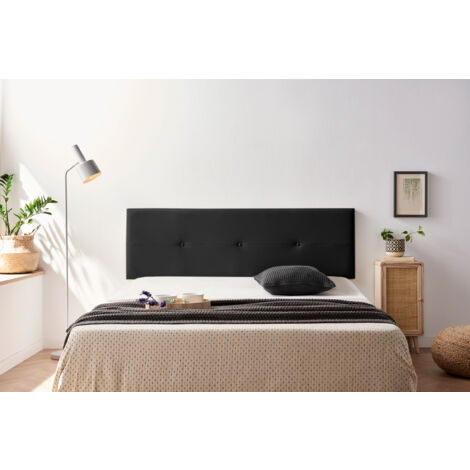Tête de Lit Tapisée NAPOLI Simili cuir 90x50x5 cm - Moonia (1/3)