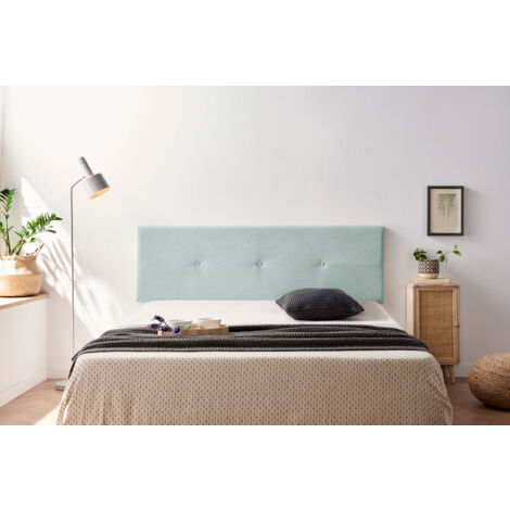 Tête de Lit Tapisée NAPOLI Aqualine 160x50x5 cm - Moonia