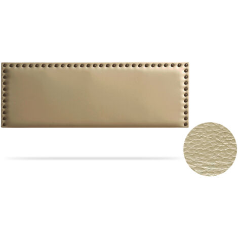 Tête de Lit Tapisée MODENA Simili cuir 145x55x8 cm - Moonia (1/3)