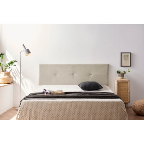 Tête de Lit Tapisée NAPOLI Aqualine 170x50x5 cm - Moonia