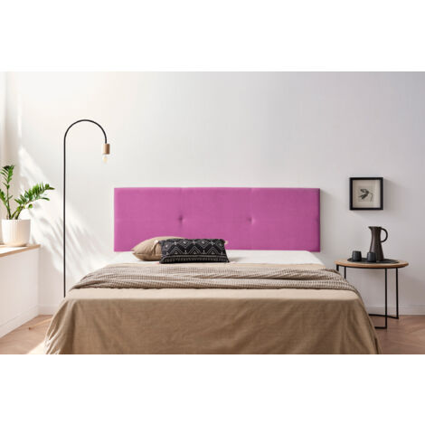 Tête de Lit Tapisée ALMA Aqualine 145x50x5 cm - Moonia (1/3)