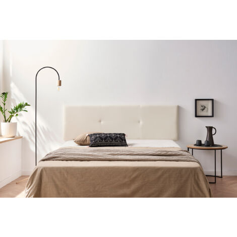 Tête de Lit Tapisée ALMA Simili cuir 145x50x5 cm - Moonia (1/3)