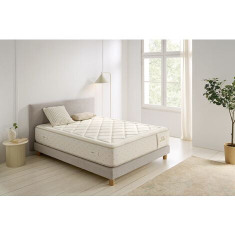 Matelas Ressorts Ensachés Eco Nature Spring, 30cm, 160x200cm - Moonia (1/5)