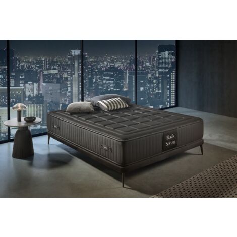Matelas Ressorts Ensachés Black Spring Royal, 30cm, 135x200cm - Moonia