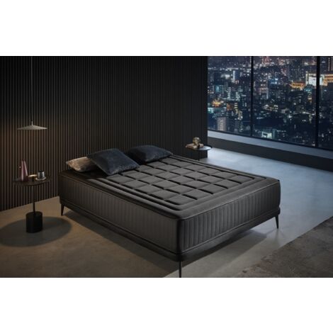 Matelas Mousse à memoire de forme Magnum Black - 80X190 cm - Moonia (1/5)