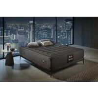 Moonia – Matelas ressorts ensachés 160x200cm 30cm – Indépendance de couchage – Viscoélastique pour confort optimal – Anti-acariens et anti-allergique