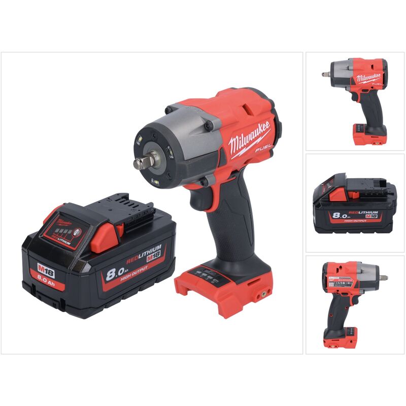 Milwaukee M18 FMTIW2F38-801 Akku Schlagschrauber 18 V 745 Nm 3/8  