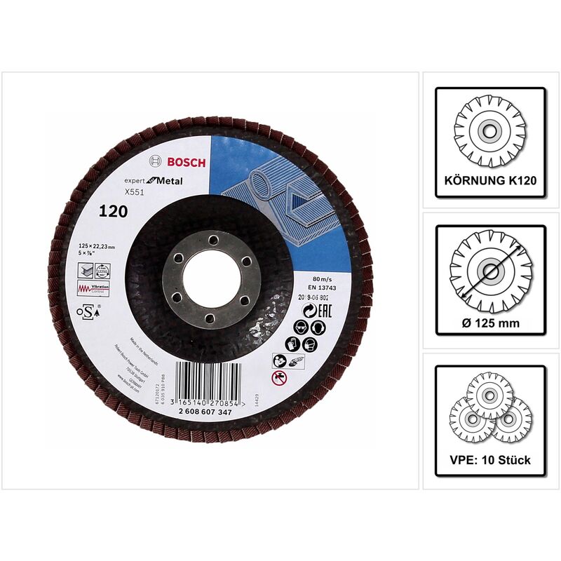 Disque abrasif R444 Expert for Metal - Bosch Professional