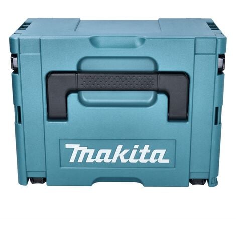 Makita DHS 661 18 mm V 165 + ohne Akku + - Handkreissäge Ladegerät Makpac 1x M1J Brushless Akku 4,0 Ah