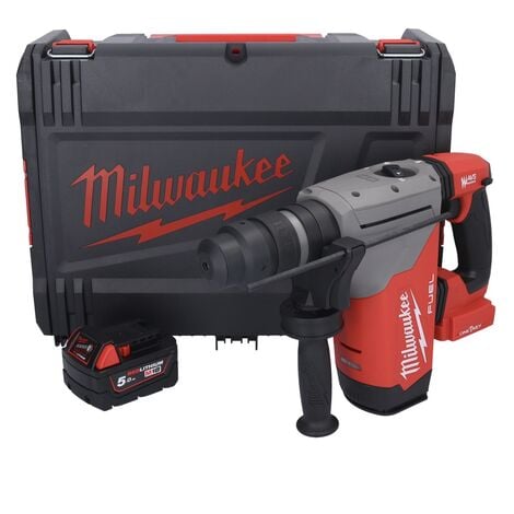 Milwaukee M18 ONEFHPX-501X + 5,0 Box J Akku 1x Kombihammer Akku - Brushless Ladegerät V 18 5,0 ohne + Ah HD