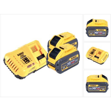 DeWalt DCB 118 Y2 Akku Starter Set 18 V / 54 V 2x XR FLEXVOLT Akku 12 Ah + Ladegerät (1/5)