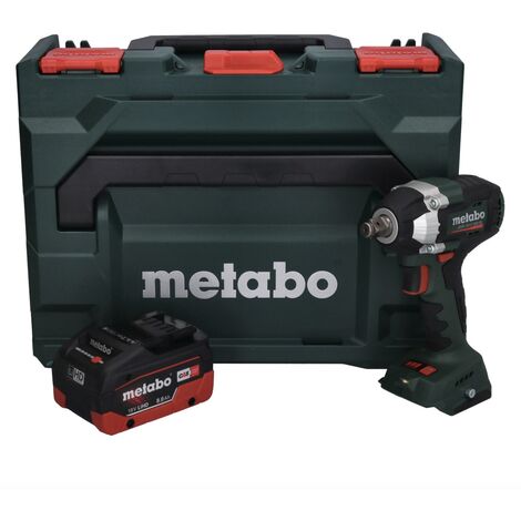 Metabo SSW 18 LT 300 Schlagschrauber 18 metaBOX 8,0 Brushless + V Ladegerät BL ohne Ah + 1x Akku 300 Akku Nm 