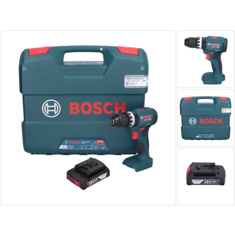 Bosch GSB 18V-45 Professional Akku Schlagbohrschrauber 18 V 45 Nm Brushless + 1x Akku 2,0 Ah + L-Case - ohne Ladegerät