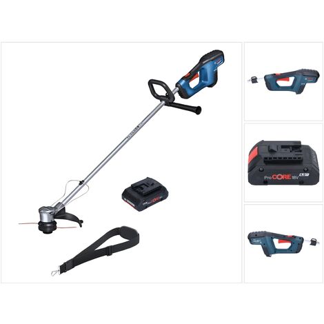 Bosch GRT 18V-33 Professional Akku Rasentrimmer 18 V 330 mm Brushless + 1x ProCORE Akku 4,0 Ah - ohne Ladegerät