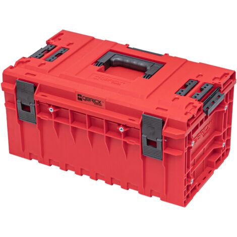 Qbrick System ONE 350 2.0 Vario RED ULTRA HD Custom Werkzeugkoffer modularer Organizer 585 x 385 x 320 mm 38 l stapelbar IP66