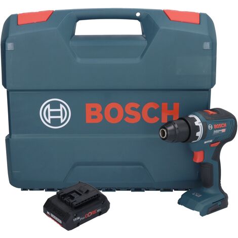 ProCORE 18 + Bosch 4,0 55 Nm V Akku GSR L-Case Ah Professional Bohrschrauber ohne Ladegerät 18V-55 + Brushless 1x Akku -