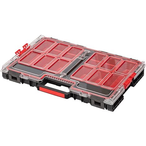Qbrick System ONE Organizer L 2.0 stapelbar 531 x 379 x 77 mm 6 l IP 66 mit 10 Inlays