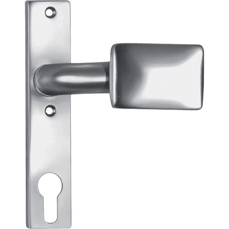 Türknopf-Kurzschild 486ZD fest/drehb.Alu.F1/naturf.4-KT.8mm AMF (1/3)