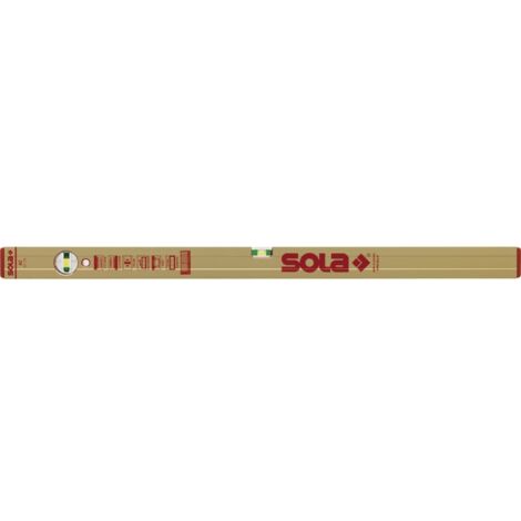 Wasserwaage AZ 180cm Alu.gold 0,5 mm/m SOLA