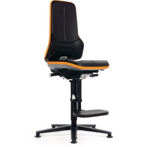 BIMOS Arbeitsdrehstuhl Neon Bodengleiter + Aufstiegshilfe ( 9000454282 ) (1/5)
