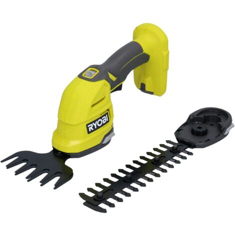 RYOBI RY18GSA-0 18 V ONE+ Akku Gras- u. Strauchschere, Schnittstärke 8 mm ( 5133005764 ) Solo - ohne Akku und Ladegerät