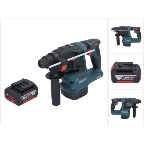 Bosch GBH 18V-22 Professional Akku Bohrhammer 18 V 1,9 J SDS Plus Brushless + 1x Akku 4,0 Ah - ohne Ladegerät