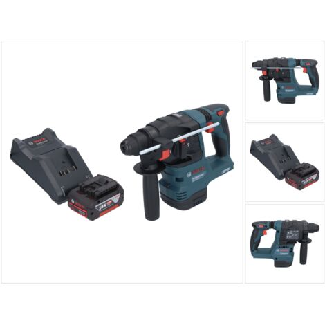 Bosch GBH 18V-22 Professional Akku Bohrhammer 18 V 1,9 J SDS Plus Brushless + 1x Akku 4,0 Ah + Ladegerät