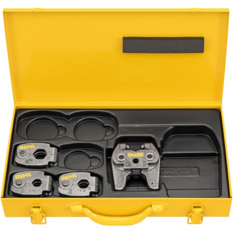 REMS Pressring Set V 15-18-22 S Mini Z8 im Stahlblechkasten ( 574612 R )