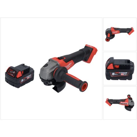 Milwaukee M18 FSAG125X-501 Akku Winkelschleifer 18 V 125 mm Brushless + 1x Akku 5,0 Ah - ohne Ladegerät