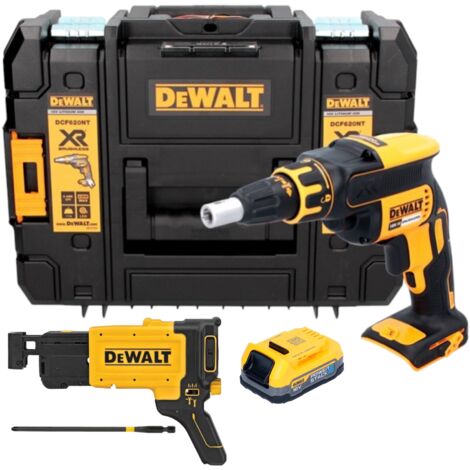 DeWalt DCF 620 NT Akku Trockenbauschrauber 18 V 30 Nm Brushless + 1x Powerstack Akku 1,7 Ah + TSTAK - ohne Ladegerät (1/5)