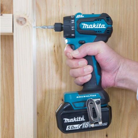 Makita DDF 083 Z Akku Bohrschrauber 18 V 40 Nm 1/4'' Brushless Solo - ohne Akku, ohne Ladegerät