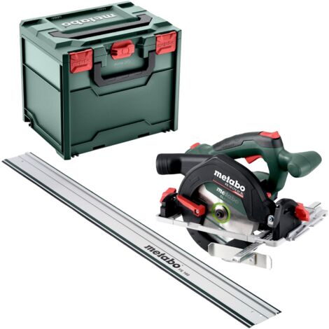 METABO Akku-Handkreissäge KS 18 LTX 57 BL (691222000) mit Führungsschiene FS 160 metaBOX 340 (1/5)