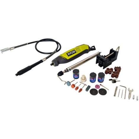 RYOBI EHT150V Rotationswerkzeug 150 W + 115 tlg. Zubehör + Koffer ( 5133000754 )