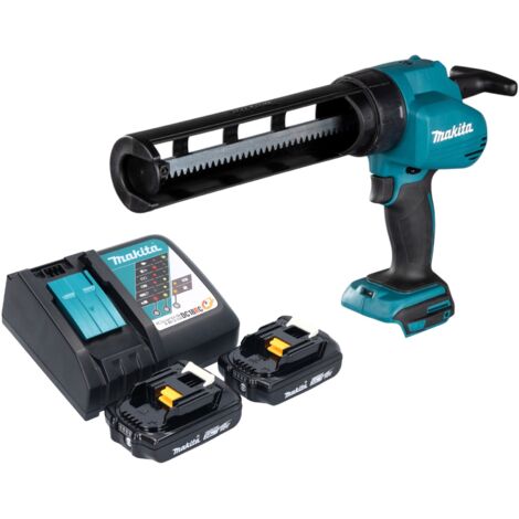 Makita DCG 180 RA Akku Kartuschenpistole 18 V + 2x Akku 2,0 Ah + Ladegerät