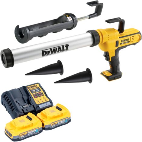 DeWalt DCE 581 E2K Akku Kartuschenpistole 18 V 310 ml + 2x Powerstack Akku 1,7 Ah + Ladegerät + Koffer (1/4)