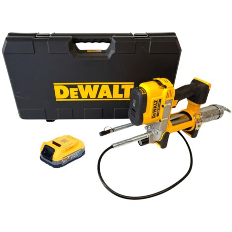 DeWalt DCGG 571 NK Akku Fettpresse 18 V + 1x Powerstack Akku 1,7 Ah - ohne Ladegerät (1/5)