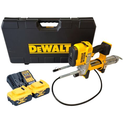DeWalt DCGG 571 P2K Akku Fettpresse 18 V + 2x Akku 5,0 Ah + Ladegerät (1/5)