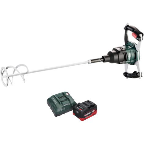 Metabo RW 18 LTX 120 Akku Rührwerk 18 V 40 l Mischmenge 1x LiHD Akku 8,0 Ah + Ladegerät (1/3)