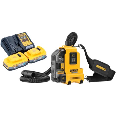 DeWalt DWH 161 E2 Akku Universalabsaugung 18 V 0,21 l Brushless + 2x Powerstack Akku 1,7 Ah + Ladegerät (1/4)