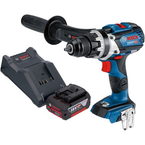 Bosch GSR 18V-110 C Professional Akku Bohrschrauber 18 V 110 Nm Brushless + 1x Akku 4,0 Ah + Ladegerät