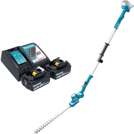 Makita DUN 461 WRT2 Akku Heckenschneider 18 V 46 cm + 2x Akku 5,0 Ah + Ladegerät