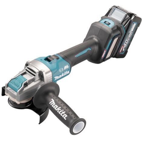 Makita GA041GM201 Akku-Winkelschleifer Ø 125 mm 40 V max. / 2x 4,0 Ah Akku + Ladegerät im MAKPAC (1/5)