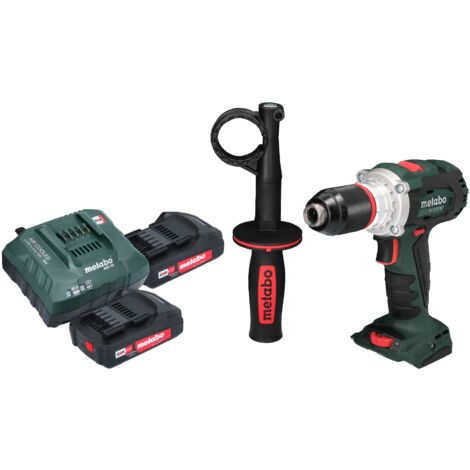 Metabo BS 18 LTX BL I Akku Bohrschrauber 18 V 130 Nm Brushless + 2x Akku 2,0 Ah + Ladegerät