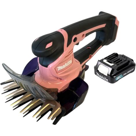 Makita UM 600 DAP Akku Grasschere 12 V max 160 mm Pink + 1x Akku 2,0 Ah - ohne Ladegerät
