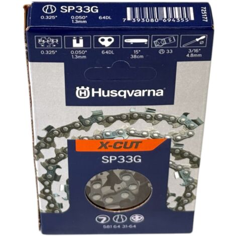 HUSQVARNA Sägekette X-Cut Sp33G 38cm .325" 64tlg 1,3 HM 581 64 31-64