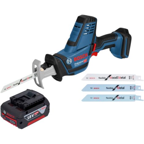Bosch GSA 18V-LI C Professional Akku Reciprosäge Säbelsäge 18 V + 1x Akku 4,0 Ah - ohne Ladegerät